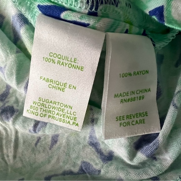 Lilly Pulitzer‎ Koala of the Wild Cooper Caftan Pullover Top Size S/M - Picture 8 of 9